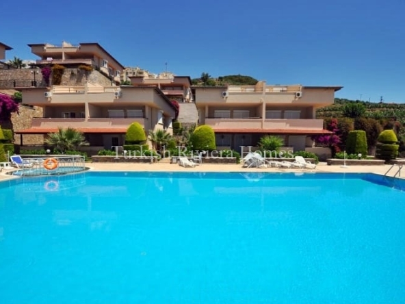 3-х комнатная полностью меблированная квартира в районе Каргыджак,Алания