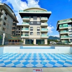 Новая квартира дуплекс 2+1 в жилом комплексе с двумя бассейнами (открытый и закрытый) в районе Оба,Алания