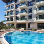 Полностью оборудованная мебелью и техникой квартира 1+1  в районе Оба, Алания