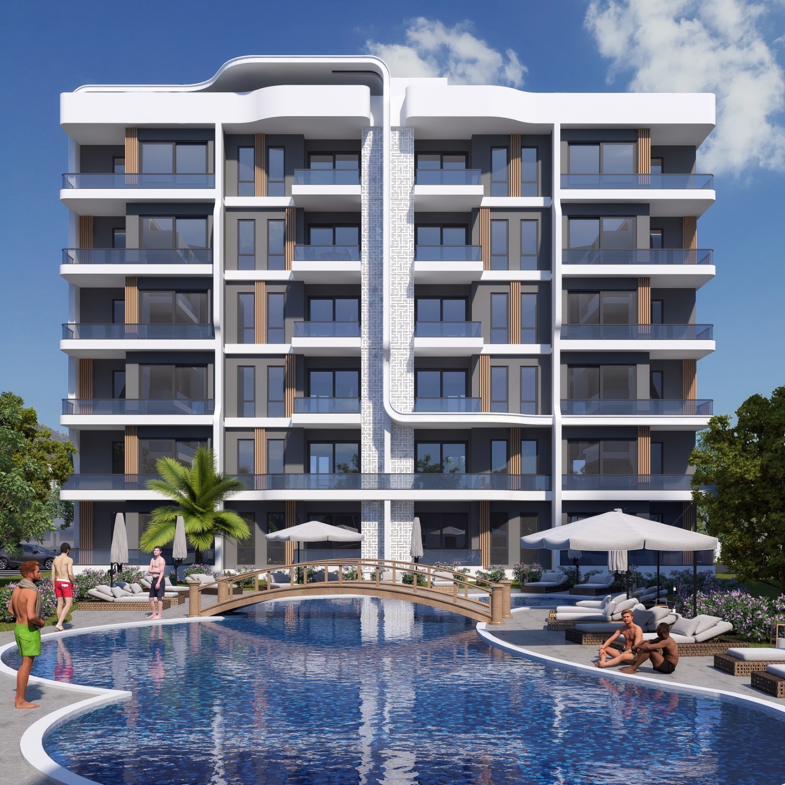 Новостройка в Анталии. Квартиры 1+1 и 2+1 в Алтынташе - Turkish Riviera  Homes