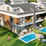 Виллы в Анталии. Виллы близнецы 5+1 на стадии строительства